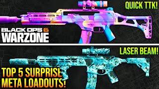 WARZONE: New Top 5 SURPRISE META LOADOUTS To Use! (BO6 WARZONE BEST Weapons)