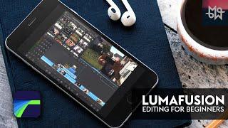 How to EDIT VIDEOS on your iPhone : LumaFusion for Beginners Tutorial