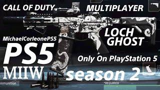 CALL OF DUTY MIIW "LOCH GHOST DEEP WATER"  MULTIPLAYER season 2 Only On PlayStation 5