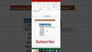 Extracting month and year from date in excel | excel tutorial | excel tutoring | excel tricks