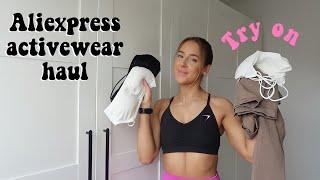 TRYING ON CHEAP ACTIVEWEAR | ALIEXPRESS | TRY ON HAUL