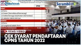 Pendaftaran CPNS 2022 Dibuka, Segera Cek Syaratnya