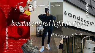 Ep. 5: NO WATER, breathwork, LED light therapy, many sick days | a week in my life | STEPHANIEIVETTE