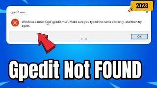 How to Enable Group Policy Editor in Windows 10/11 | Fix Gpedit Missing