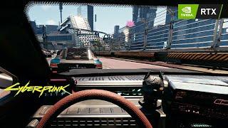 Cyberpunk 2077 Realistic Driving Free Roam (Hella EC-D l360) 4K 60 FPS