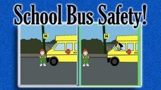 School Bus Safety! | learning video for children