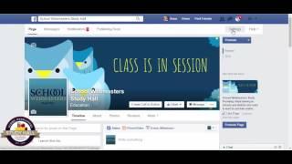 How to Set Up a Facebook Page for your School