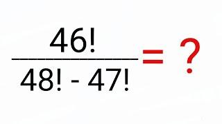 A NICE Factorial problem! Switzerland | Math Olympiad #math #mathematics #factorial #explore