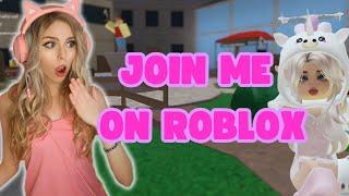 LIVE! Let's play Roblox with Audra