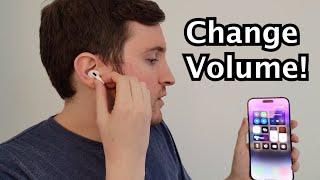 AirPods Pro 2 How to Change Volume!