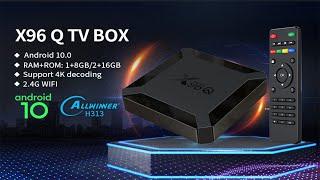 Powerful X96Q  Allwinner H313 Android 10 TV Box -Make Your Normal TV to Smart TV