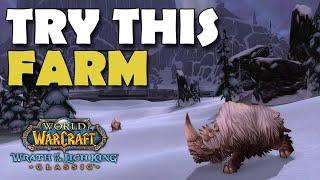 Skinning Farm I Am Doing for GOLD Making WOTLK Classic!