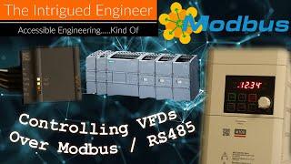 Modbus Control Of Any VFD From Siemens 1200 PLC - LS-M100 Version