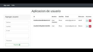 Aplicación de usuarios con MongoDB y PHP 7.4 | Run dev | CRUD | 2022