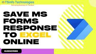 How to Save Microsoft Forms Responses to Excel Online using Power Automate | MS Forms to Excel