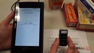 Android Tablet and USB HID Batch Laser Scanner in Keyboard Mode