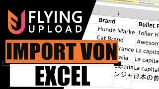 FlyingUpload | Productor und Excel Import | T-Shirt Business