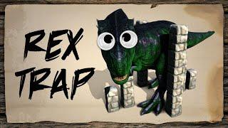 How to build a Rex taming trap in ARK: Survival Evolved