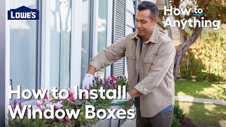 How to Install Window Boxes | How To Anything