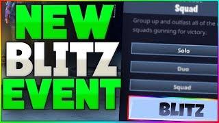 NEW BLITZ GAMEMODE! - All Info & Features! (Limited Time Mode Battle Royale Blitz LMT) - Fortnite