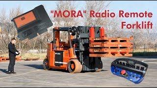 MORA Radio Remote Controlled Forklift with Scanreco G2B and Faber Com STU PWMi Card