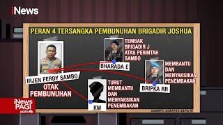 Peran 4 Tersangka Pembunuhan Brigadir Joshua #iNewsPagi 11/08