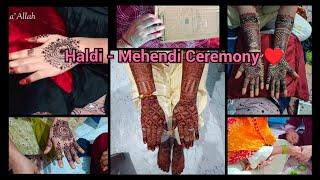 Haldi Ceremony Vlog ️ || Dekhein Aap Bhi Full Haldi Mehendi Vlog || @afreenayaanvlogs