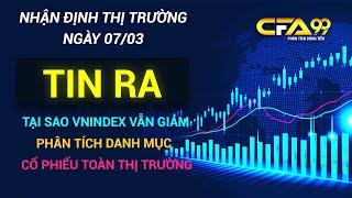 Nhận Định Thị Trường Chứng Khoán 7/3: Vnindex Quay Đầu Giảm Điểm Cuối Phiên, Phân Tích Cổ Phiếu