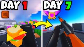 I Mastered RANKED in 7 days in Roblox Rivals!