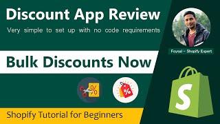 Shopify Bulk Discount Apps  Shopify Tutorial for Beginners