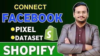 How To Connect Facebook Pixel To Shopify Manually 2024 || Pixel Setup