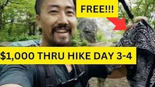 AT $1k Budget Hike Day 3-4, Neal's Gap Trail Magic and Blisters!