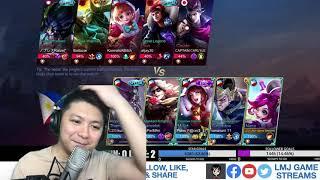 MOBILE LEGENDS BANG BANG GAMEPLAY LIVE STREAM - LMJ Game Streams