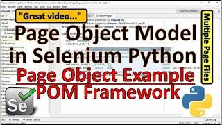 Page Object Model Selenium Webdriver-Selenium Python Page Object Model-Page Object Model in Selenium