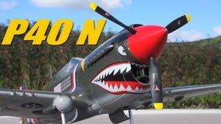 P-40N Giant Scale w/flaps & retracts 1700mm EPO - HobbyKing Product Video