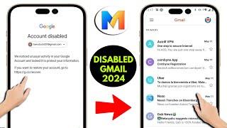 Google account has been disabled || disabled Google recovery || gmail disabled how to enable 2024