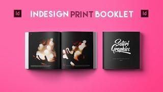 Adobe InDesign Tutorial - Booklet Layout For Print InDesign Tutorial