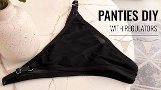 How to sew mesh panties with regulators. Pattern panties PDF.