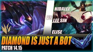 QIUYI KHA'ZIX - KHA'ZIX MAKES DIAMOND LOOK LIKE A BOT | KHA'ZIX JUNGLE CARRY