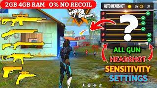 Free Fire Headshot Setting 2024 |Best Sensitivity For Free Fire | New Headshot Settings Free Fire 