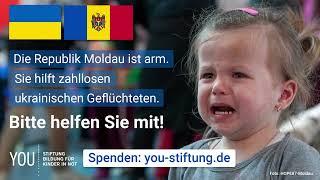 YOU Stiftung - Bildung für Kinder in Not - Hilfe für Ukraine-Geflüchtete in Moldau