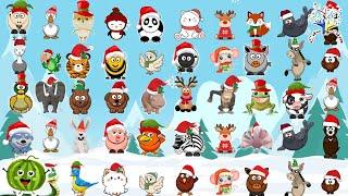 Animal Sound Song CA1CA5 || CHRISTMAS VERSION || Kids Songs and Nursery Rhymes || EduFam ~