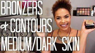 Bronzers and Contour For Tan & Deep Skin! | samantha jane