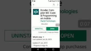 Dcoder, Compiler IDE :Code & Programming on mobile Mod/Hacked v1.7.7 Link Below Description