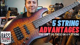 Advantages Of A 5 string Bass (you can't do these on a 4 string)