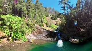 Invisible Drone - Deer Lick Falls - A Journey Through Nature's Soundscape - VR 360°