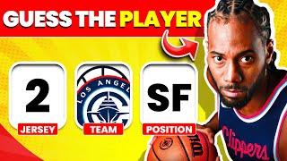 Guess the NBA player by Jersey number + Team + Position | NBA QUIZ 2024