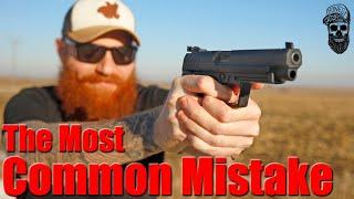 How To Shoot A Handgun Correctly: Fixing Low & Left