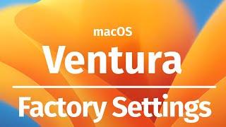 Erase your Mac and Reset it to Factory Settings macOS Ventura