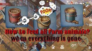 How to feed Farm animals if everything is gone Westland survival tips to feed horse cow and chicken